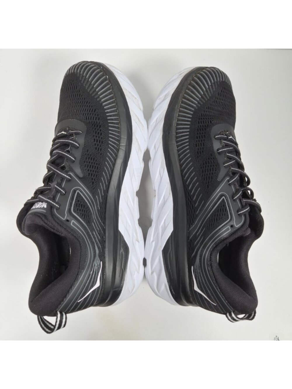 Hoka One One Bondi 7 Women's Black Running Shoes US Size 8.5D - Picture 5 of 8
